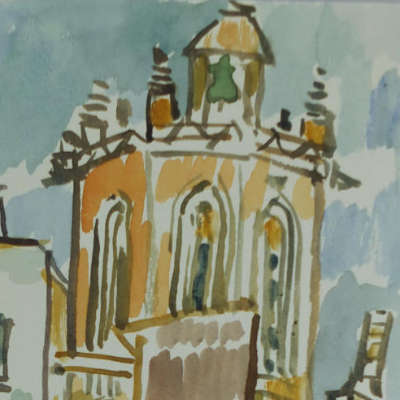 Andreas Korn: Artproduktion (Tarragona) Andreas Korn: Artproduktion (Aquarell in Tarragona)